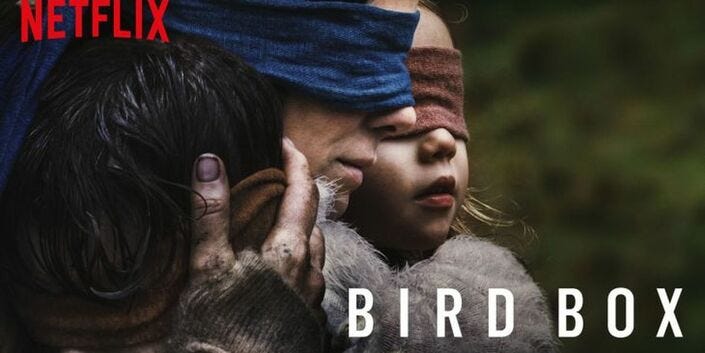 Netflix奈飞影史十大最受欢迎电影排行！6、《蒙上你的眼》（Bird Box）预告片图片