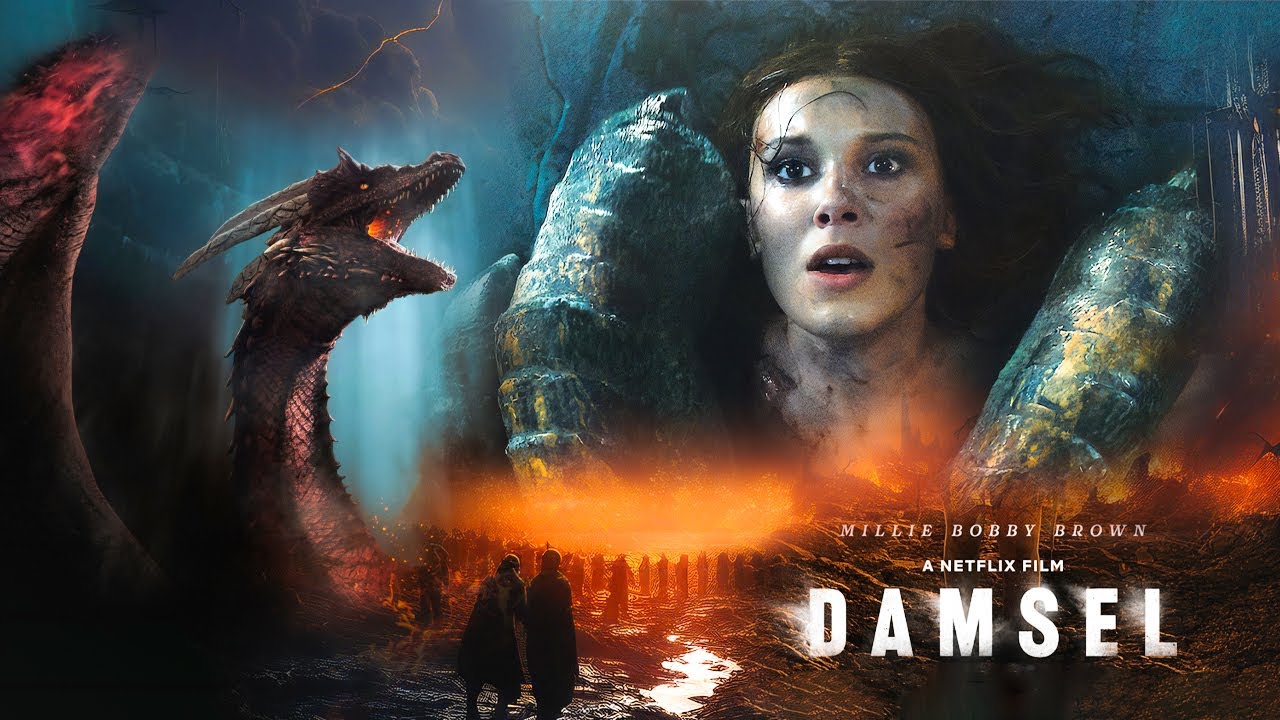 Netflix奈飞影史十大最受欢迎电影排行！《少女斗恶龙》（Damsel）电影宣传资料图片