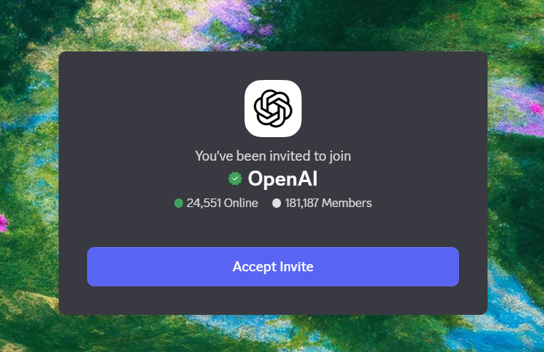 Sora 2 邀请邀请码 Discord 社区截图